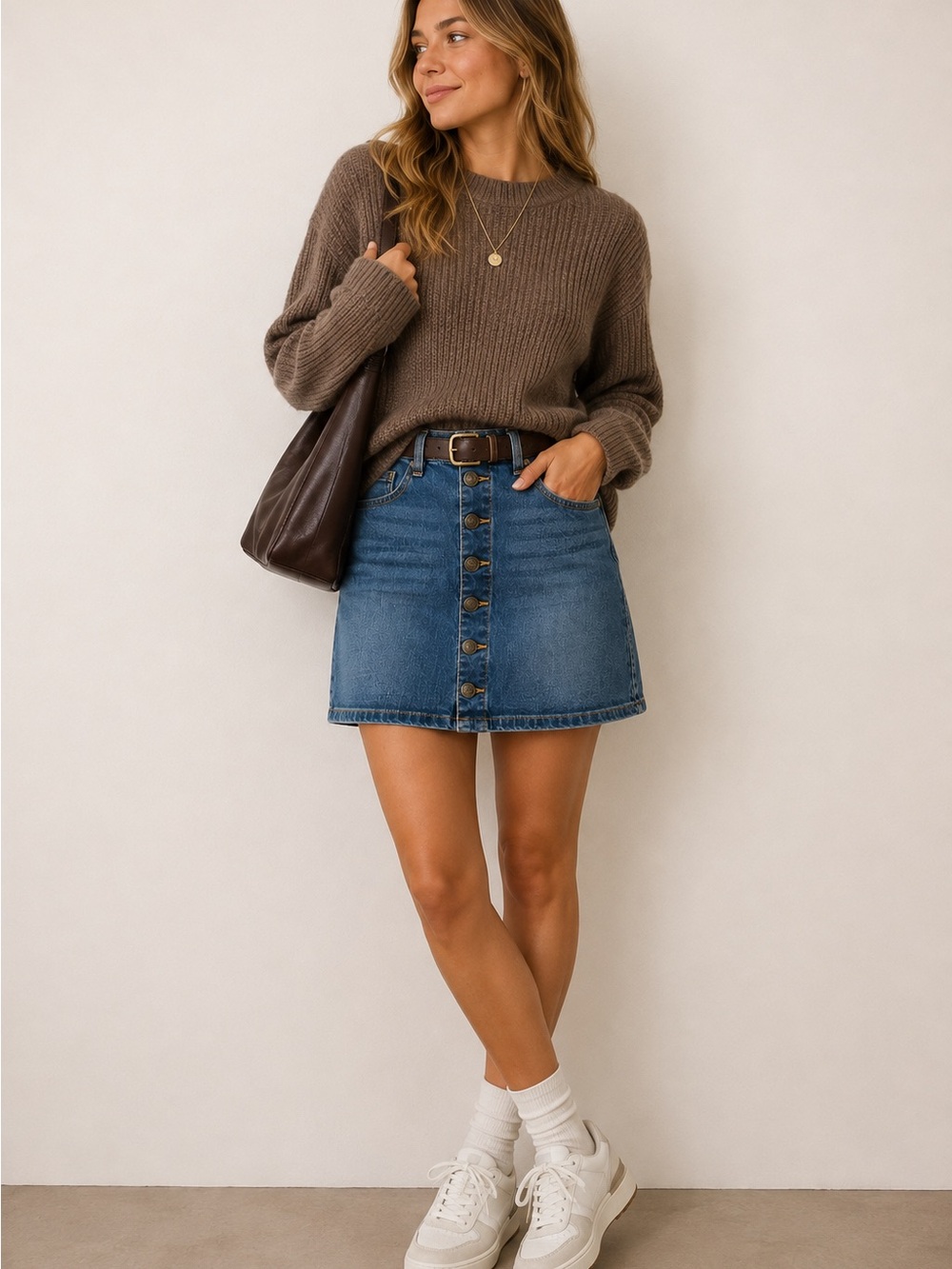 Cello Jeans Button Front Denim Mini Skirt Medium Y2K 90s